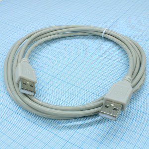 USB-A M USB-A M 1.8M (SZC), Кабель USB AM - USB AM, 1.8 м