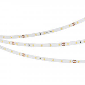 Лента UL-A60-8mm 24V Warm3000 (7.2 W/m, IP20, 5m) 044055, Светодиодная лента UL-A60, открытая. Светодиоды 2835, 60 шт/м (300 шт на 5 м), белая плата, ширина 8 мм, скотч 3M. Цвет ТЁПЛЫЙ 3000 K, цветопередача CRI>90, угол 120°. Питание 24V, мощность 7.2 Вт/м (36 Вт на 5 м). Размеры 5000x8x1.5 мм. Мин. отрезок 100