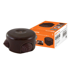 Коробка распаячная фарфоровая D7,8х4,5см «ЭКО» бук SQ2802-0013