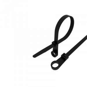 Хомут кабельный под винт 3.6х150 нейл. черн. (уп.100шт) 07-0155