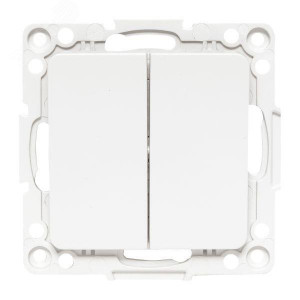 Выключатель 2-кл. Стокгольм 10А винтов. клеммы механизм бел. PROxima EYV10-123-20