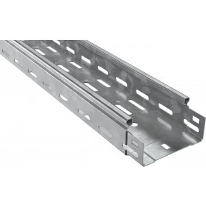 Лоток перфорированный 50х100х3000мм горячеоцинкованный CLP10-050-100-3-M-HDZ