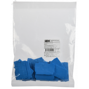 ARMAFIX Заглушка для колодки клеммной CP 4мм2 синяя IEK AF-CT20-00-K07-004-ZGL