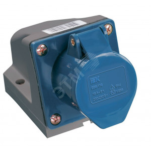 Розетка ОП 32А 220В 2P+PЕ ССИ-123 IP44 PSR11-032-3