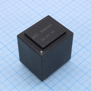 KSP-BVEI3063365, Трансформатор питания 3ВА  230В 12В 250мА до+70°C (EI 30/23)34.3мм