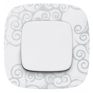 Valena ALLURE Рамка 1 пост Нарцисс хром универсальная 754341