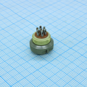 РС7ТВ розетка, Соединитель цилиндрический низкочастотный