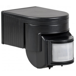 Детектор движения ДД 012 1100Вт угол обз. 180град. дальн. 12м IP44 черн. LDD10-012-1100-002