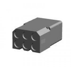 770086-1, Штыревые и гнездовые соединители RECPT 6P DETENT LOCK matrix