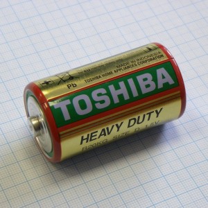 Батарея R20 (373)   Toshiba, Элемент питания солевой