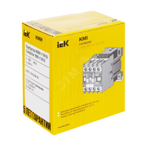 Контактор КМИ-11810 18А 230В/АС3 1НО IEK KKM11-018-230-10