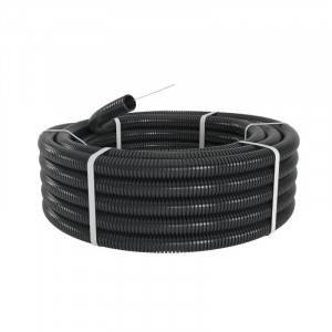 Труба гофрированная ПА 6 d23мм dвнутр.22.6мм dвнешн.28.5мм с протяжкой ПВ-2 черн. (уп.50м) PA612329F2