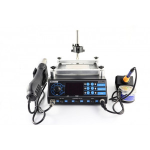 ELEMENT 853AAA, Станция паяльная 3 в 1 (фен, паяльник, преднагреватель плат)