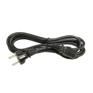 2B8D825-01, Fan Cords & Accessories Power Cord, Europe, 3x1mm, H05VV-F, 2.5 Meter Length, 010A Plug, 002-2 Connector, 10A at 250VAC
