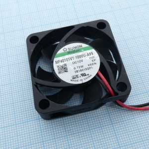 MF40101V1-1000U-A99, Вентилятор 12В 40х40х10мм, 7000об/мин, 13,52м3/ч, Vapo, 27.3дБ