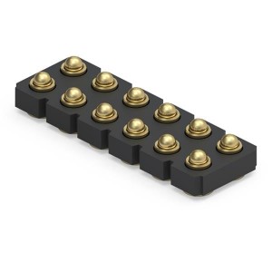 817-22-012-30-001101, Проводные клеммы и зажимы Spring-Loaded Hdr,2R Vert Mount, SMT, 12P