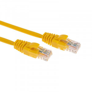Патч-корд U/UTP CAT 5e RJ45-RJ45 26AWG LSZH желт. 1.5м 02-0105-105