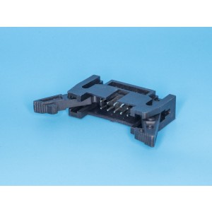 SCM-10, Разъем 2х5 вилка на плату, с защелками