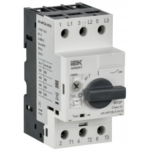 Автоматический выключатель защиты двигателя ARMAT A1 GV2P 0,63-1А IEK AR-MPCB-A1B10