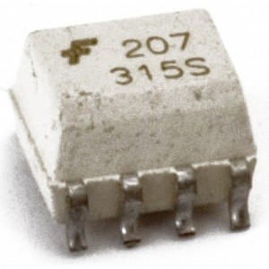 MOCD217M, Оптопара транзисторная двухканальная 2.5кВ /30В 0.15A Кус=100%... 0.24Вт -40...+100°C