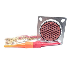 D38999/20FH53PN, Круговой мил / технические характеристики соединителя DTS 53C 53#20 PIN R ECP