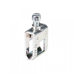 Клемма на шину WAK4/1, Клемма для подключения к токовой шине, тип фиксации провода: винтовой, номинальное сечение: 4 мм кв., цвет: серый, тип монтажа: шина 6х6