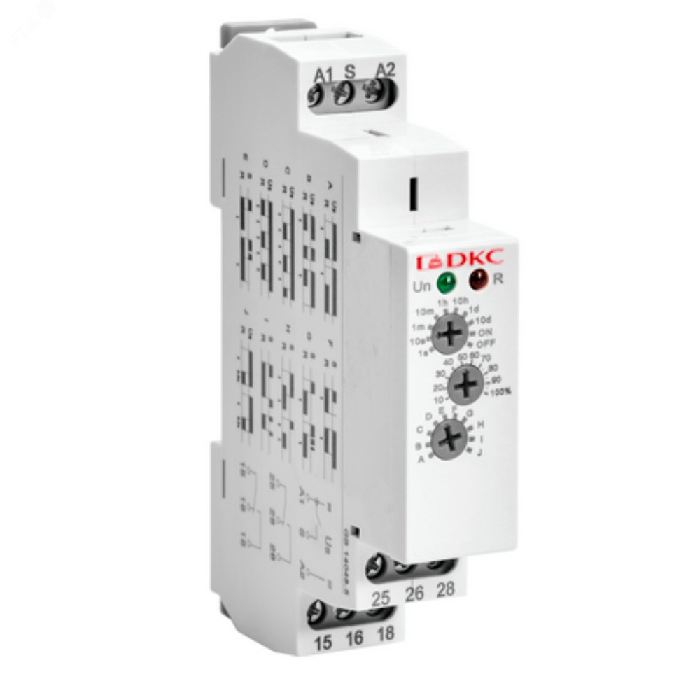 Изображение товара Многофункциональное реле времени DRM-TM-2-240 12-240 В DKC