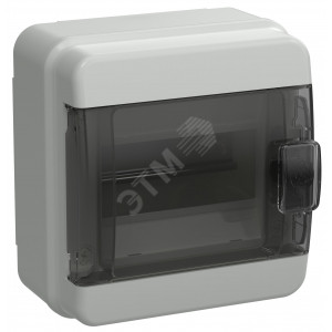 Корпус пластиковый КМПн-6 IP65 черн. прозр. дверь TEKFOR TF5-KP72-N-06-65-K03-K02