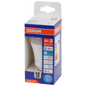Лампа светодиодная LED 20Вт Е27 6500К 2452Лм груша 220В (замена 250Вт) OSRAM 4099854185489