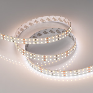 Лента RT-A240-15mm 24V White-MIX (19.2 W/m, IP20, 2835, 5m) 011960(2), Светодиодная широкая лента RT-A240, открытая. Светодиоды 2835, 240 шт/м (1200 шт на 5 м), белая плата, ширина 15 мм, скотч 3M. Цвет MIX БЕЛЫЙ 6000 K + ТЁПЛЫЙ 2700 K, цветопередача CRI>85, угол 120°. Питание 24V, мощность 19.2 Вт/м (96 Вт на 5 м). Размеры