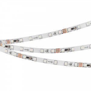 Лента SPI-F72-7mm 24V RGB-PX6 (14.4 W/m, IP20, 3535, 5m) 030195(2), Светодиодная лента SPI-F72, открытая IP20. Светодиоды 3535, 72 шт/м (360 шт на 5м), белая плата, ширина 7 мм, скотч 3M. Микросхема SM16703(1903), 12 pixel/m (1 pixel = 6 LED). Цвет RGB, угол 120°. Питание 24 В, мощность 14.4 Вт/м (72 Вт на 5 м)