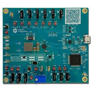 MAX77961EVKIT-06#, Средства разработки интегральных схем (ИС) управления питанием Evaluation Kit for 25Vin, 6Aout Buck-Boost USB-C PD Charger for 2S-3S Li+ Batteries, 0.6MHz Switching Frequency