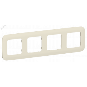 FLITE ARTISTIC Рамка 4-местная РУ-4-А-ФлСл сливочный IEK FI-M42-31-20-K86