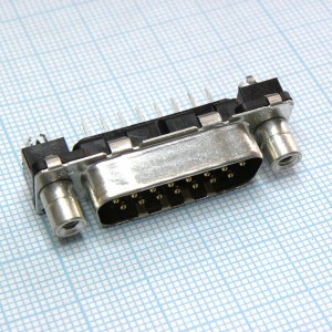 3-338310-2, разъем D Sub, Серия AMPLIMITE HDP-20, DB, Штекер, 15 контакт(-ов)