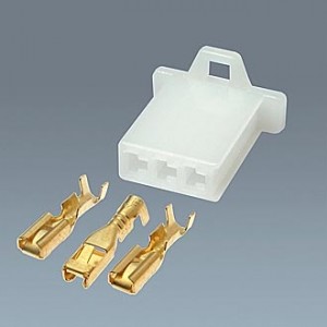 DJ7031A-2.8-21, Разъем авт. соединитель DJ7031A-2.8-21, 12/ 24 (DC) В розетка