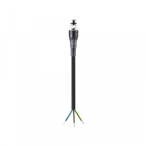 Кабельная сборка RST20I3K1-S 25P 30GL, Кабельная сборка, оконеченная вилочным разъемом RST20i3 и свободным концом, 3 полюса, длина кабеля: 3 метра,сечение жил кабеля: 3х2,5 мм.кв., номинальные характеристики: 250V, 20A, цвет корпуса: серый, цвет контактной вставки: серый, цвет кабеля: черный,