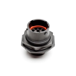 RTS714N12P03, Стандартный цилиндрический соединитель RECEPTACLE JAM NUT SIZE 14 12POS PIN