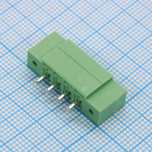 15EGTVM-3.5-04P-14-00, Разъемный клеммный блок на плату, 4 контакта. Серия 15EGTVM-3.5