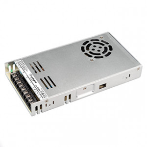 Блок питания HTS-350-48 (48V, 7.3A, 350W) 011215(1), Источник напряжения с гальванической развязкой для светодиодных изделий. Входное напряжение 176-264 VAC. Выходные параметры: 48 В, 7,3 А, 350 Вт. Встроенный PFC >0,5. Негерметичный алюминиевый сетчатый корпус IP 20. Габаритные размеры длина 227 мм, ширина