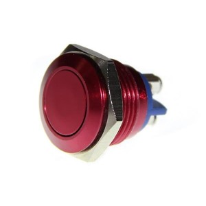 311050002, Принадлежности Seeed Studio  16mm Anti-vandal Metal Push Button - Crimson Red