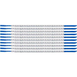 brd133035, SCN-07-Z клипсы белые, 300шт/упак, для провода 1,9-2,4мм диаметра, легенда Z