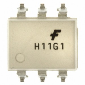 H11G1SR2M, Оптоизолятор 7.5кВ транзистор Дарлингтона c выводом базы 6SMD