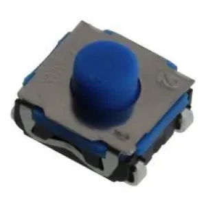 KSC721J LFS, Кнопка тактильная 6Х6Х4.3мм 0.05A 32В 2.25H 300000циклов SMD монтаж, посеребренные котнакты