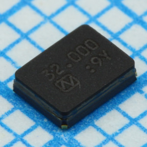 NX3225GA-32MHZ 10PF, Резонатор кварцевый SMD 3.2х2.5х0.75мм, -40...+85°C, 20/20ppm, 10пФ, 32МГц