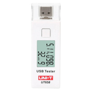 UT658, Тестер проверки USB-зарядного устройства (ток, напряжение, мощность)