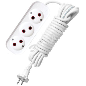 Удлинитель бытовой 3х5м без заземления 6А У6-639М 639м-05