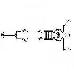 881109-1, Штыревые и гнездовые соединители U-M-N-L SPLIT PIN