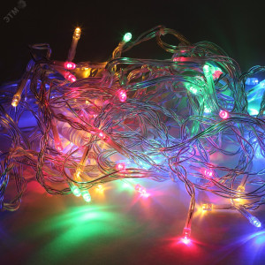 ENOB-2M Гирлянда LED Бахрома 2м*1м мультиколор, 24V, IP44 (80/960) Б0041906