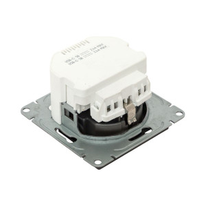 Механизм розетки с USB-C - 2шт, 16А, с заземлением, со шторками, мокко Эпика EKF UP1-SOM-111-2USBC