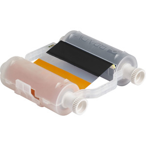 gws140863, B30-R10000-KO-16 риббон, Resin, многоцветный, черный-оранжевый. Длина плашки 400 мм. Размер 110 мм*60.90 м. (BBP35/37)